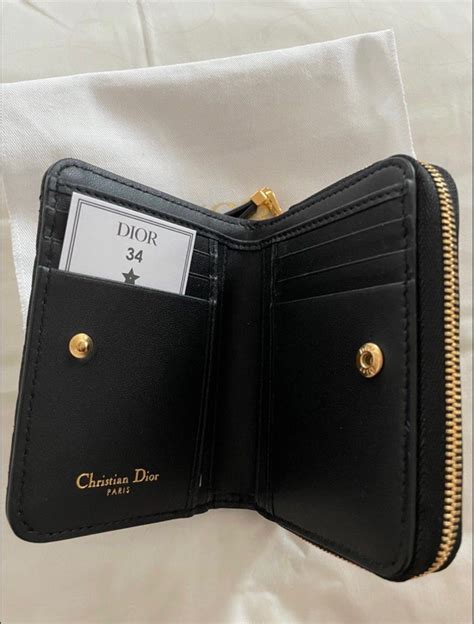 Dior Dior Caro Compact Zipped Wallet 